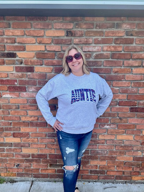 Buffalo Zubaz Auntie Sweatshirt