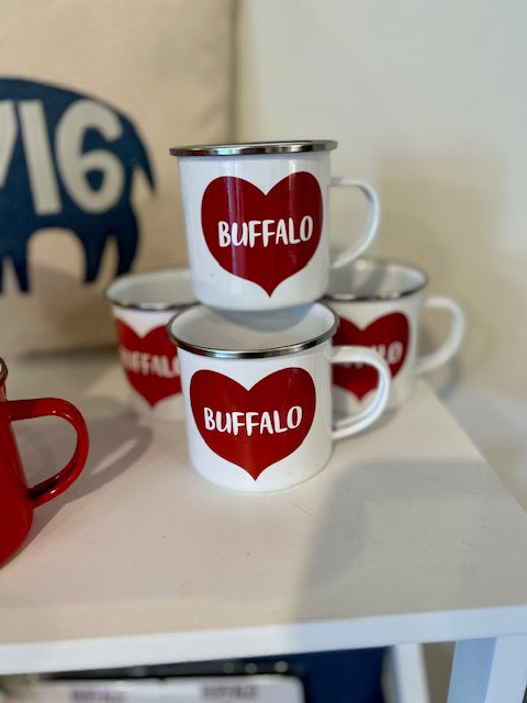 Buffalo Heart Camp Mug