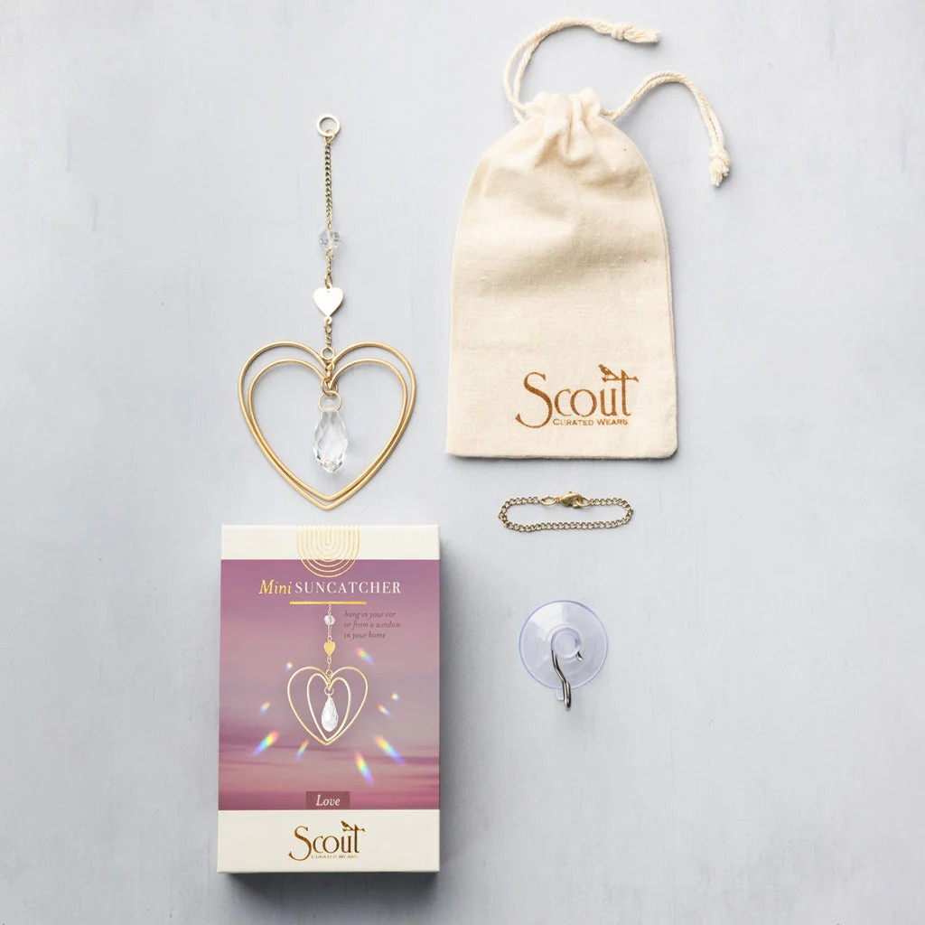 Scout Heart Mini Sun Catcher