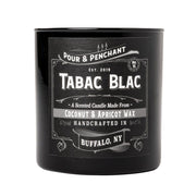 Pour & Penchant 10 oz Scented Candle - TABAC BLAC no.15 - Tobacco Flower, Oud Wood, Tonka, Amber