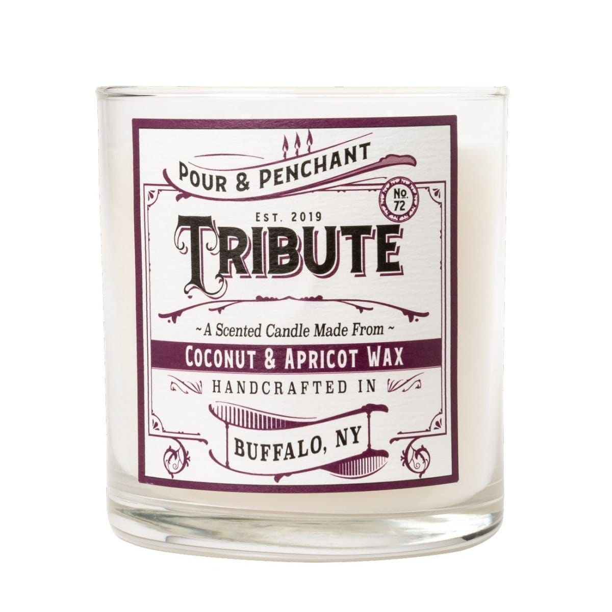 Pour & Penchant 10 oz Scented Candle - TRIBUTE no.72 - Magnolia, Peony, Bergamot & Amber