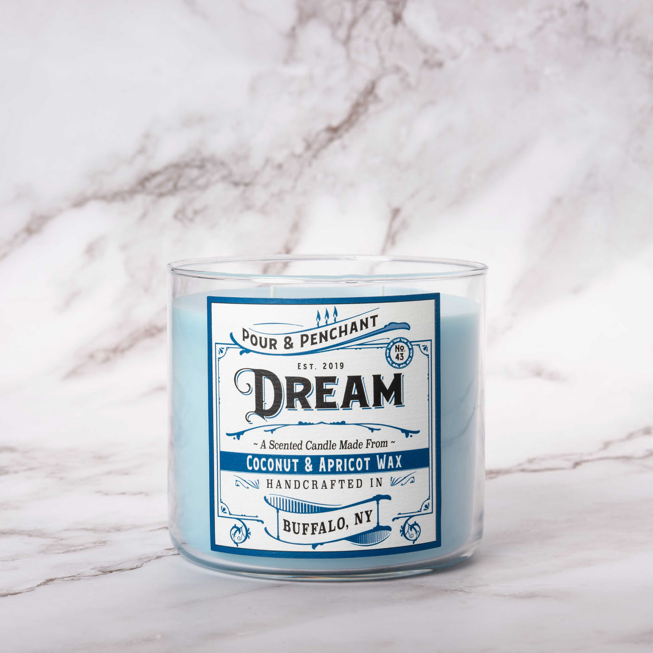 Pour & Penchant 16.5 oz Scented Candle - DREAM no.42 - Powder, Cotton Blossom, Violet & Musk