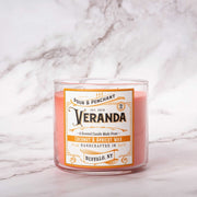 Pour & Penchant 16.5 oz Scented Candle - VERANDA no.02 - Pomelo, Blood Orange & Green Leaves