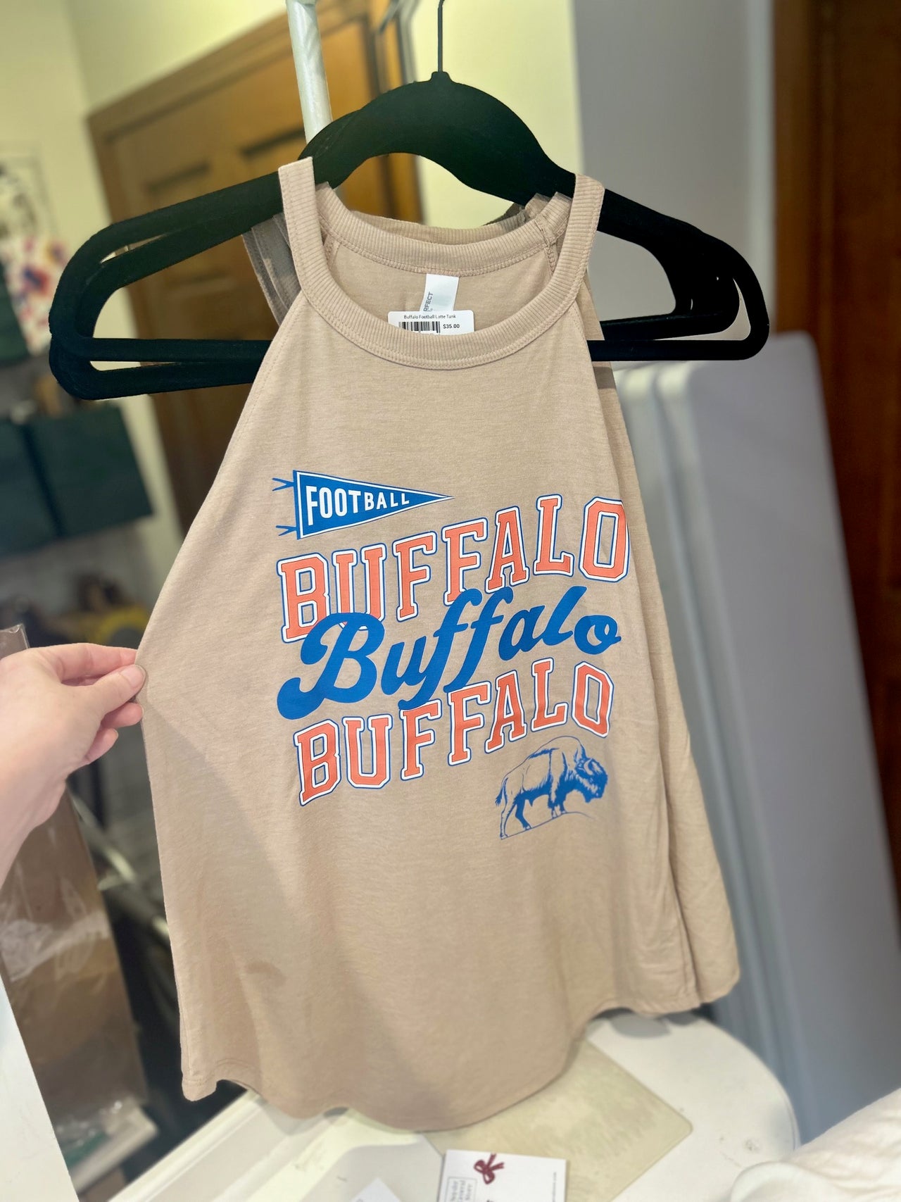 Buffalo Football Latte Tank
